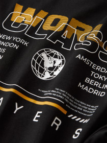 NAME IT Langærmet Bluse Victor Black World Class